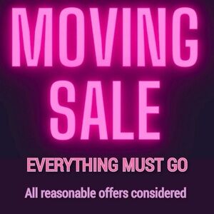 Moving Sale Sign